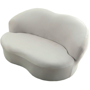 小双人沙发套罩全包四季弹力通用梳化半圆弧形异形嘴唇无扶手保护