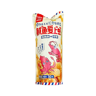 琅琅脆鲜虾片虾条鱿鱼爱上虾小鱼小虾休闲零食小吃膨化食品30g
