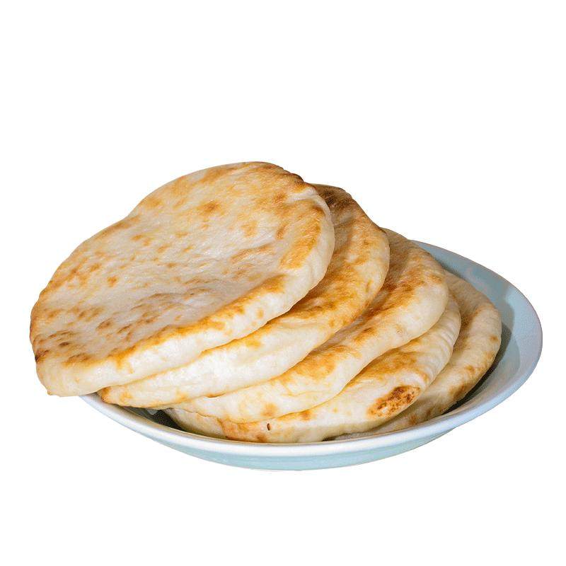 许昌禹州火烧馍发面饼松软即食大烧饼河南特产手工火烧夹菜煎饼馍