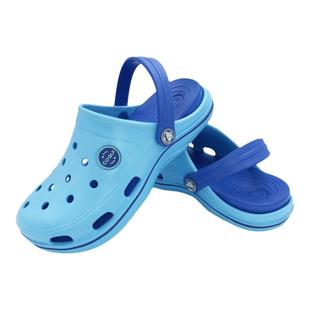 酷趣儿童洞洞鞋男女中大童夏季包头拖鞋户外玩耍沙滩度假软底童鞋