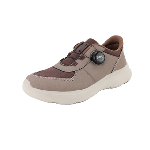 Pansy盼喜宽胖脚健步男鞋免系带厚底运动休闲鞋2026春夏新款