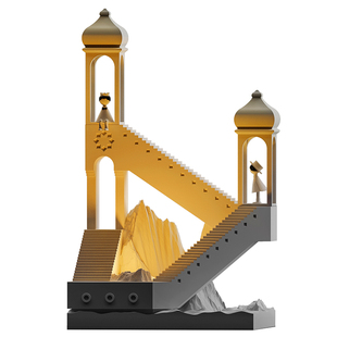 无非良造山海之城香薰灯氛围灯扩香石小夜灯床头灯生日礼物女生