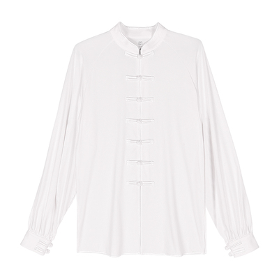 武士龙新款太极服垂顺特选牛奶丝