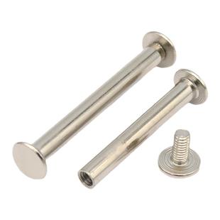 装订钉色卡样册铆钉镀镍 相册对接对锁螺丝账本钉5-285mm子母铆钉