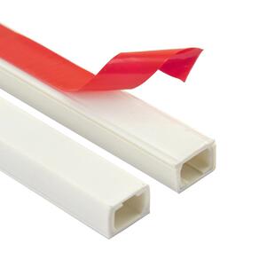 PVC迷你明装 极小 隐形 光纤网线电线墙面免钉装饰神器明装走线槽