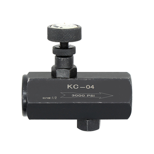 KC单向节流阀液压调速阀流量控制阀调节阀KC-02 KC-03 KC-04管式