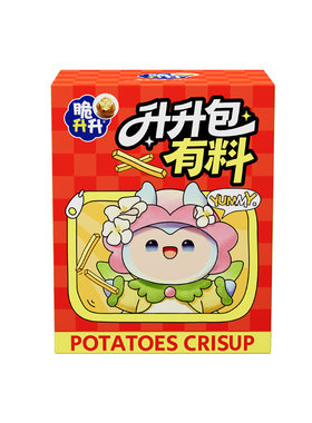 【节日礼盒】脆升升零食礼盒升升包有料350g薯条薯片休闲送礼物