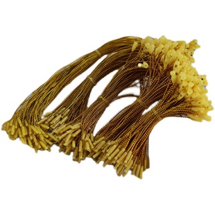 高档子弹头吊粒现货衣服吊牌绳挂绳金线银线饰品短绳通用手穿绳线