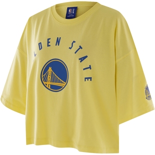 NBA 湖人 勇士 篮网 女士短款圆领T恤 运动潮流时尚舒适简约百搭