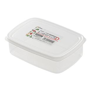 日本进口冰箱冷冻室收纳盒冻虾冻饺子馄饨专用盒大虾冷冻盒保鲜盒