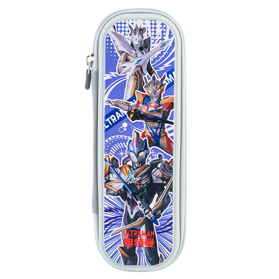 一正奥特曼布艺PP笔盒男孩文具盒