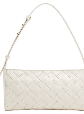 编织格纹腋下包女包CHARLESKEITH