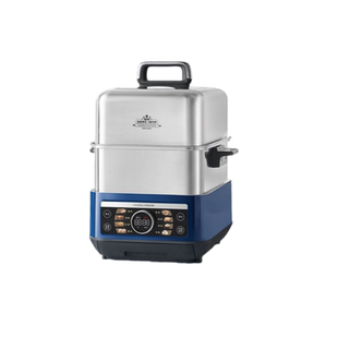 摩飞不锈钢电蒸锅MR1178多功能家用大容量蒸炖锅全自动预约蒸烤箱