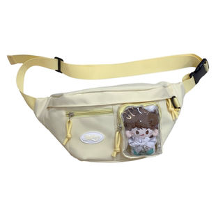 斜挎包包女款胸包2025新款腰包可爱单肩包学生党运动便捷小背包女