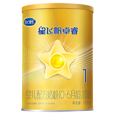 飞鹤星飞帆卓睿1段130g奶粉罐装