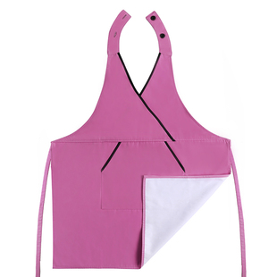 围裙定制logo印字水果超市厨房西餐厅女士服务员工作服挂脖男围腰