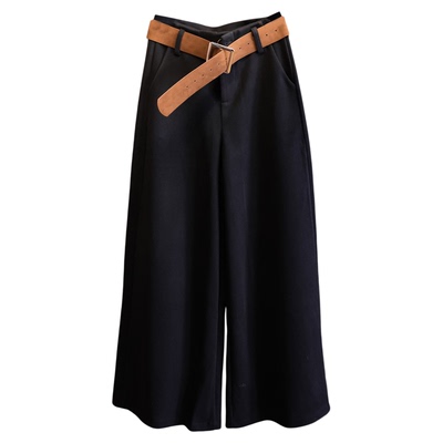 垂坠阔腿裤西装裤百搭休闲裤长裤