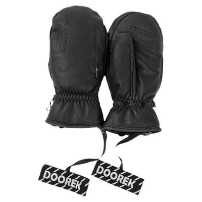 DOOREK新款羊皮滑雪手套单板双板防水耐磨保暖五指手套