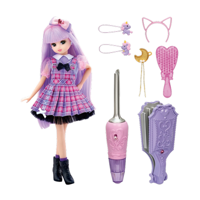 自营彩虹卷发莉卡丽佳娃娃玩具