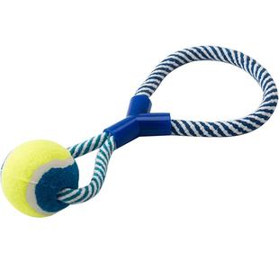 狗狗磨牙解闷耐咬绳结狗咬绳宠物博美幼犬大小型犬拔河麻绳玩具球
