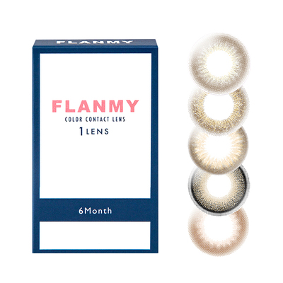【自营】Flanmy美瞳半年抛2片装彩色隐形近视眼镜小直径T-Garden