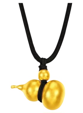 水贝黄金金包银吊坠实心葫芦