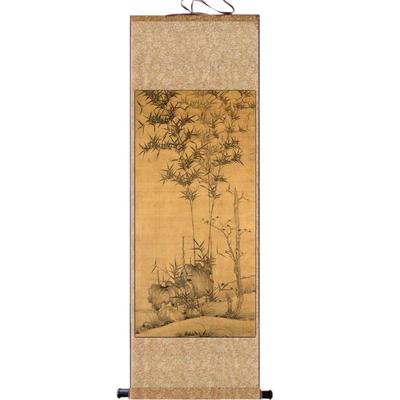 仿古卷轴丝绸画丽江南高清微喷