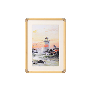 仿铜角画框空框装裱挂墙大相框油画外框架A4a3四开8k定制任意尺寸