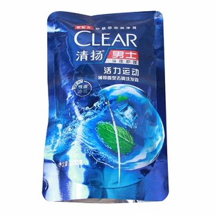 清扬男士洗发水去屑止痒运动薄荷控油蓬松200g补充装家庭装洗头膏