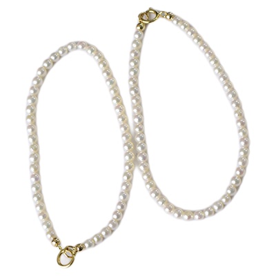 极强光迷你3mm近正圆天然淡水天然baby珍珠手链女14K包金手串礼物