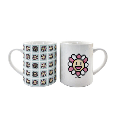 村上隆像素马克杯潮牌艺术陶瓷杯