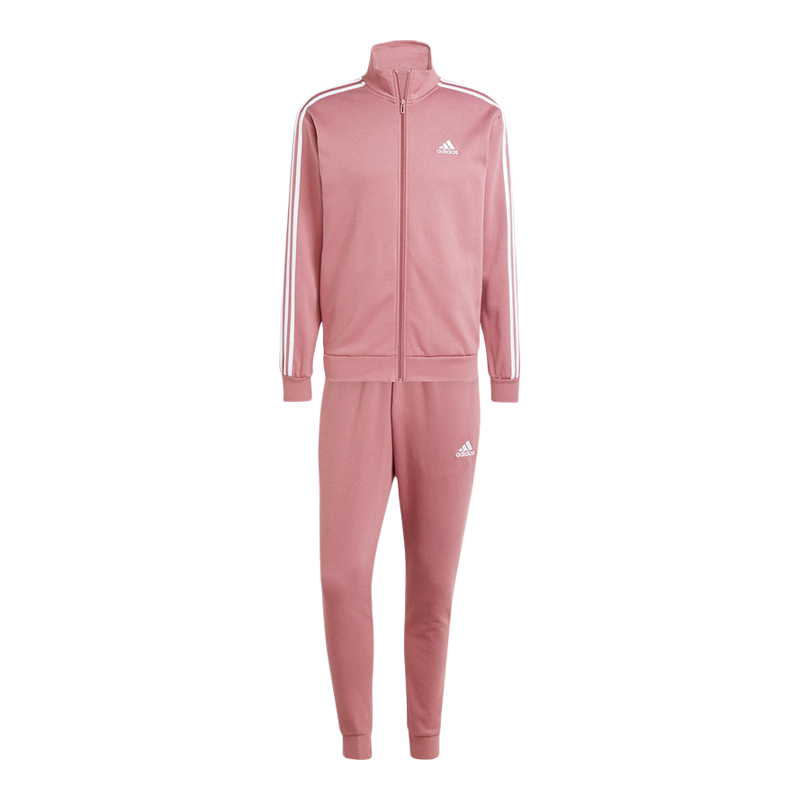 Adidas/阿迪达斯正品2026春季款男女立领修身刺绣套装IY6661