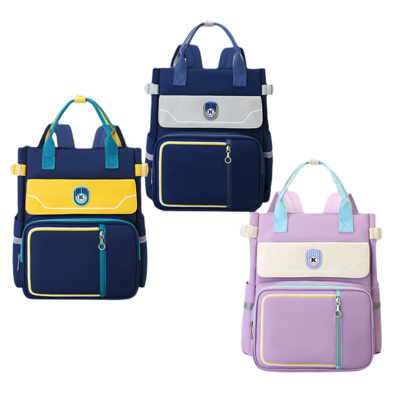 学生补习袋手提儿童作业包双肩背大容量美术包补课包学习拎书收纳