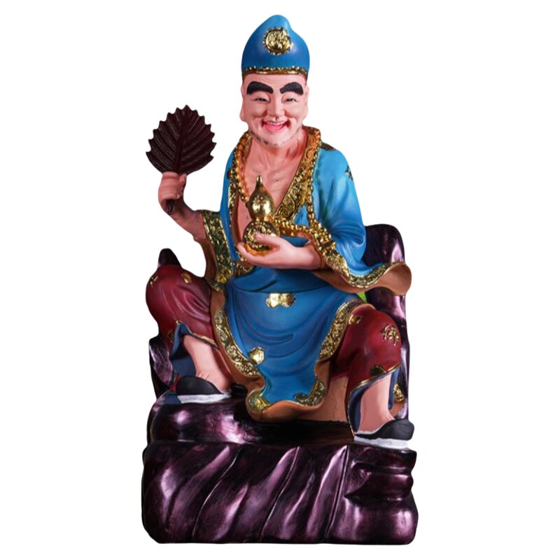 活佛济公像室内供佛堂道济和尚