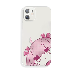 苹果16二次元日系搞怪可爱萝莉表情手机壳硅胶13小米15vivos18适用于iQOOz9真我v30oppok11红米k70e荣耀90pro