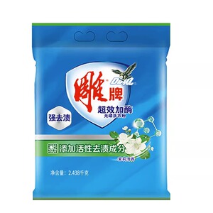 雕牌正品特卖超效加酶无磷洗衣粉强去渍手洗衣服专用机洗4kg大袋