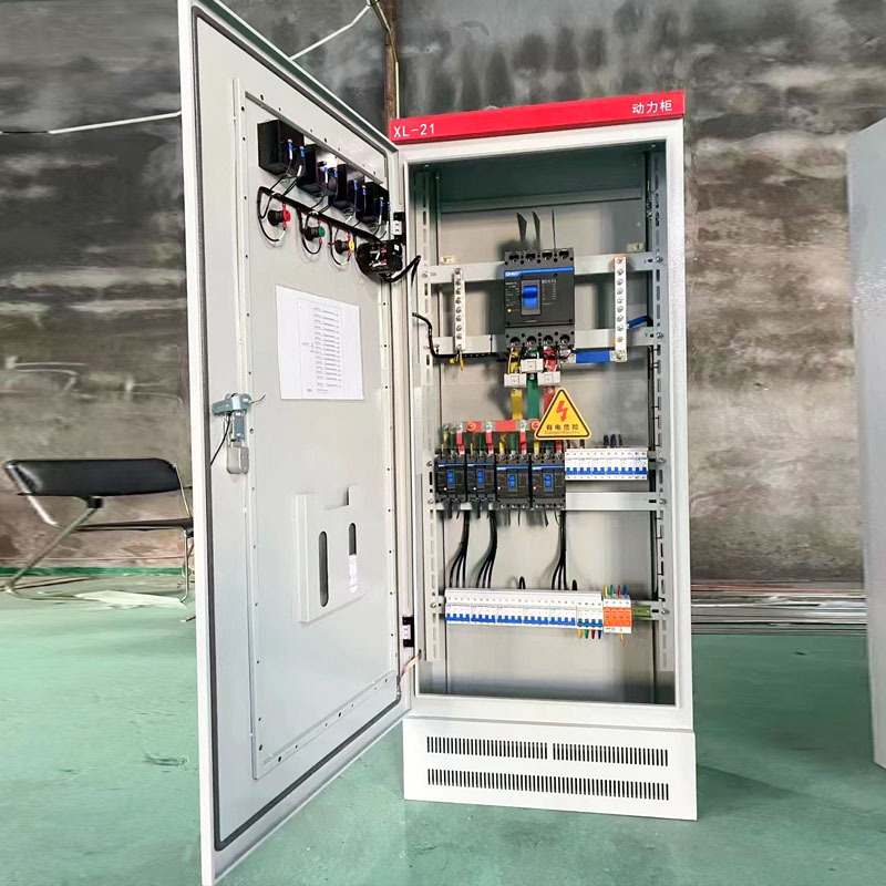 河北现货低压配电箱 XL21动力柜 双电源PLC配电柜 不锈钢动力柜