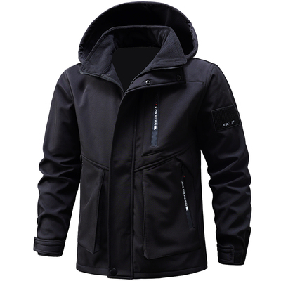 工作服套装男冬加绒防风工装跨境