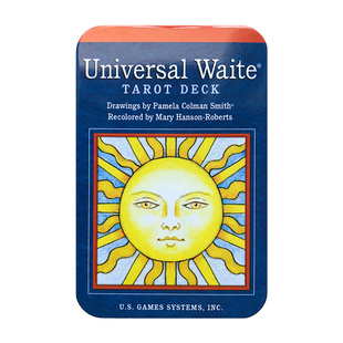 进口正版 普及伟特塔罗牌铁盒口袋版 Universal Waite Pocket