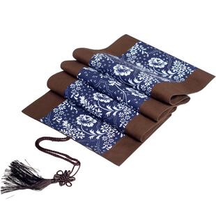 茶桌垫布茶席新中式布艺禅意茶旗桌旗小茶几茶垫轻奢茶台长条桌布