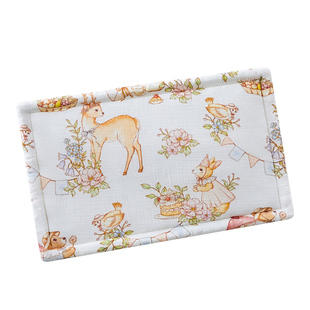 婴幼儿专用枕头a类纯棉6个月新生婴儿云片枕巾冬季宝宝豆豆平枕垫