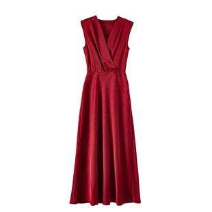 【断码清仓】2026春季垂坠感内搭单穿气质裙子无袖高腰连衣裙女