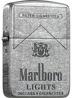 zippo打火机复刻古银万宝路