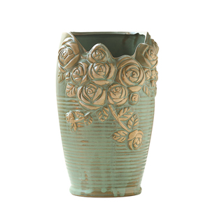 特大号切口法师老庄多肉盆粗陶多肉植物多孔洞洞造型庭院花盆紫乐