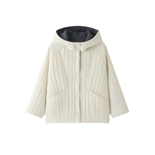 虾酱麻麻男童棉服冬装2025新款男孩格子棉袄洋气保暖儿童连帽外套