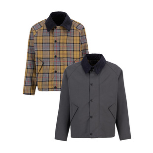 【明星同款】Barbour OS Reversible Transporter男女无蜡夹克