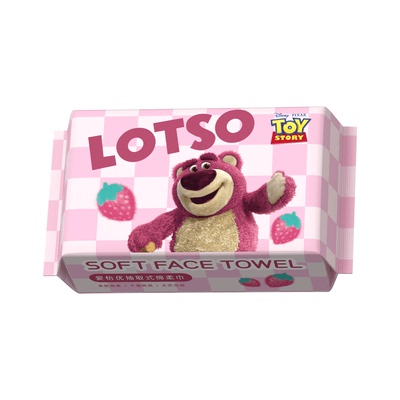 迪士尼草莓熊洗脸巾一次性绵柔巾便携式洗面巾美容擦脸抽取式正品