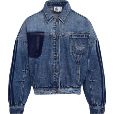 滔搏adidas阿迪达斯三叶草女子复古运动休闲健身夹克外套KR5042