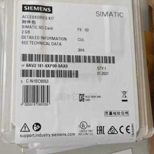 议价西门子6AV2181-8XP00-0AX0 SIMATIC SD 记忆卡 2 GB SD 卡