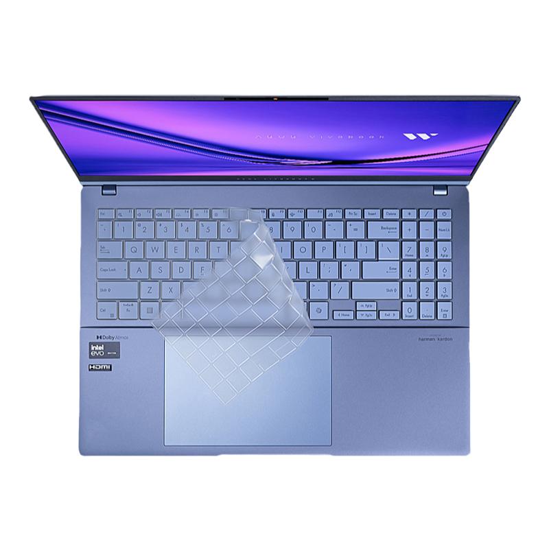 2024款华硕无畏Pro15键盘膜S5506M键盘保护膜M5506U笔记本N6506按键套K6502V电脑防尘罩X1502Z无畏15屏幕贴膜